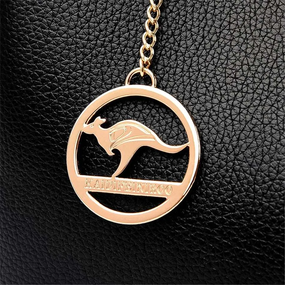 KAIDIFEINIROO-Luxury Soft Leather Large Handbag