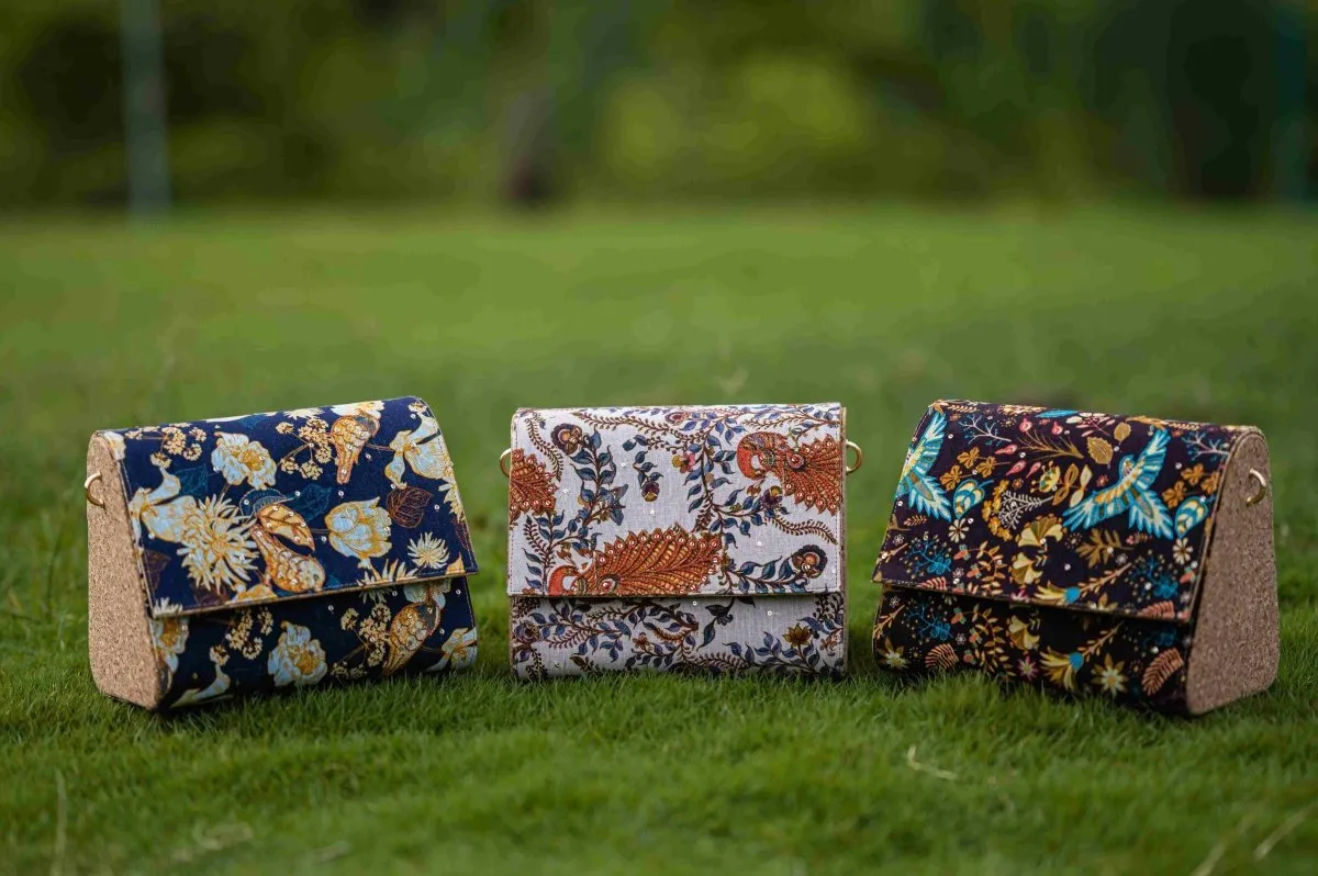 Kiah Crossbody Bag | Vegan Leather Bag | Biodegradable Cork and Cotton