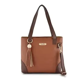 Krozilla Women Tan Stylish Premium Sling Bag with extra space