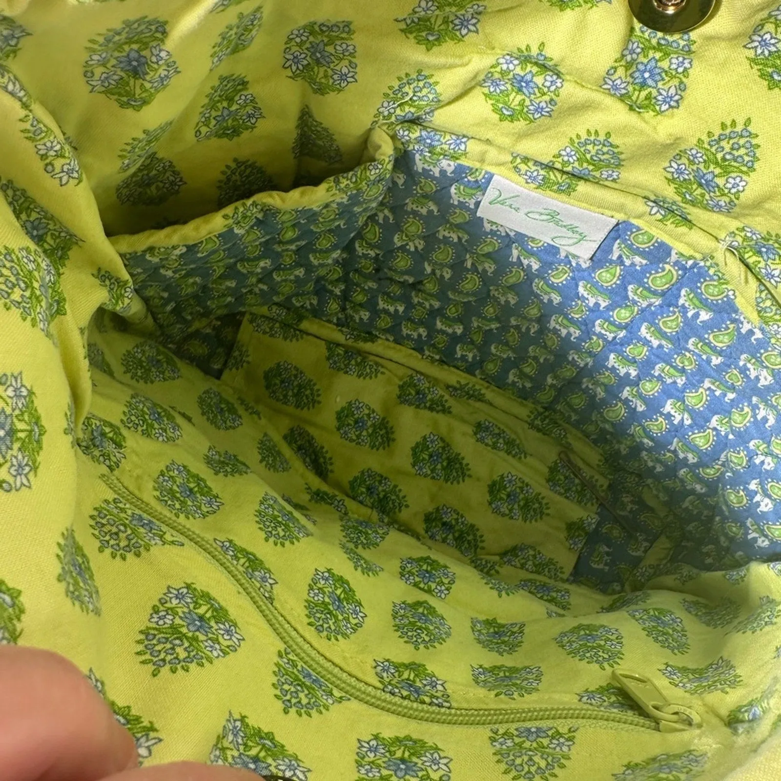 Lime Green Pineapple Patterned Tote Bag with Shoulder Straps