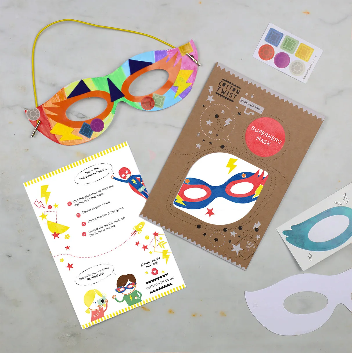 Make Your Own Superhero Mask Kit by Cotton Twist
