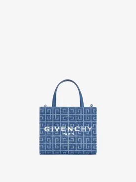 Mini G-Tote Shopping Bag In 4g Denim