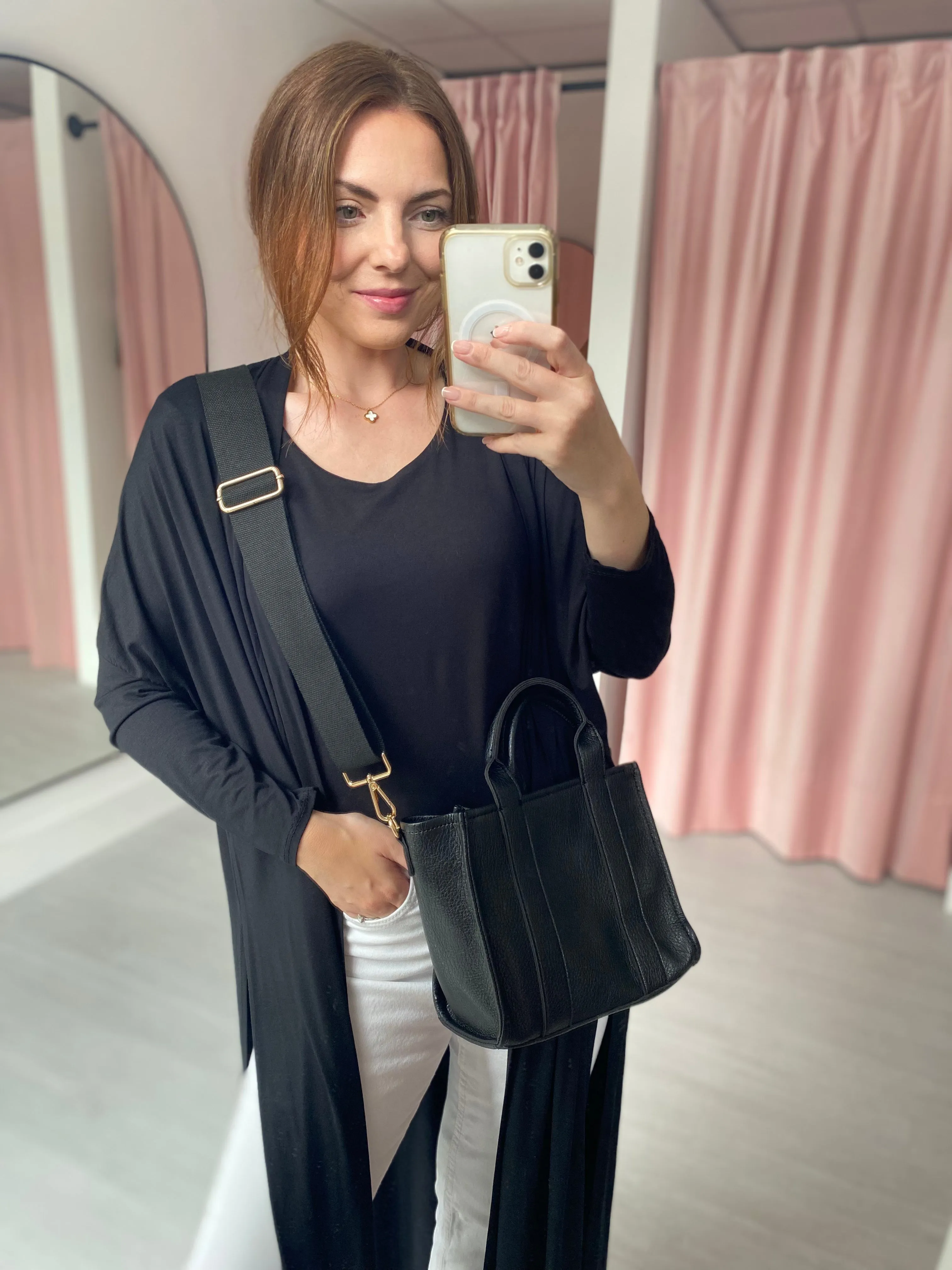 Mini Tote Bag - Black