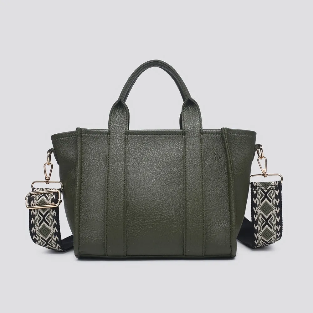 Mini Tote Bag - Forest Green