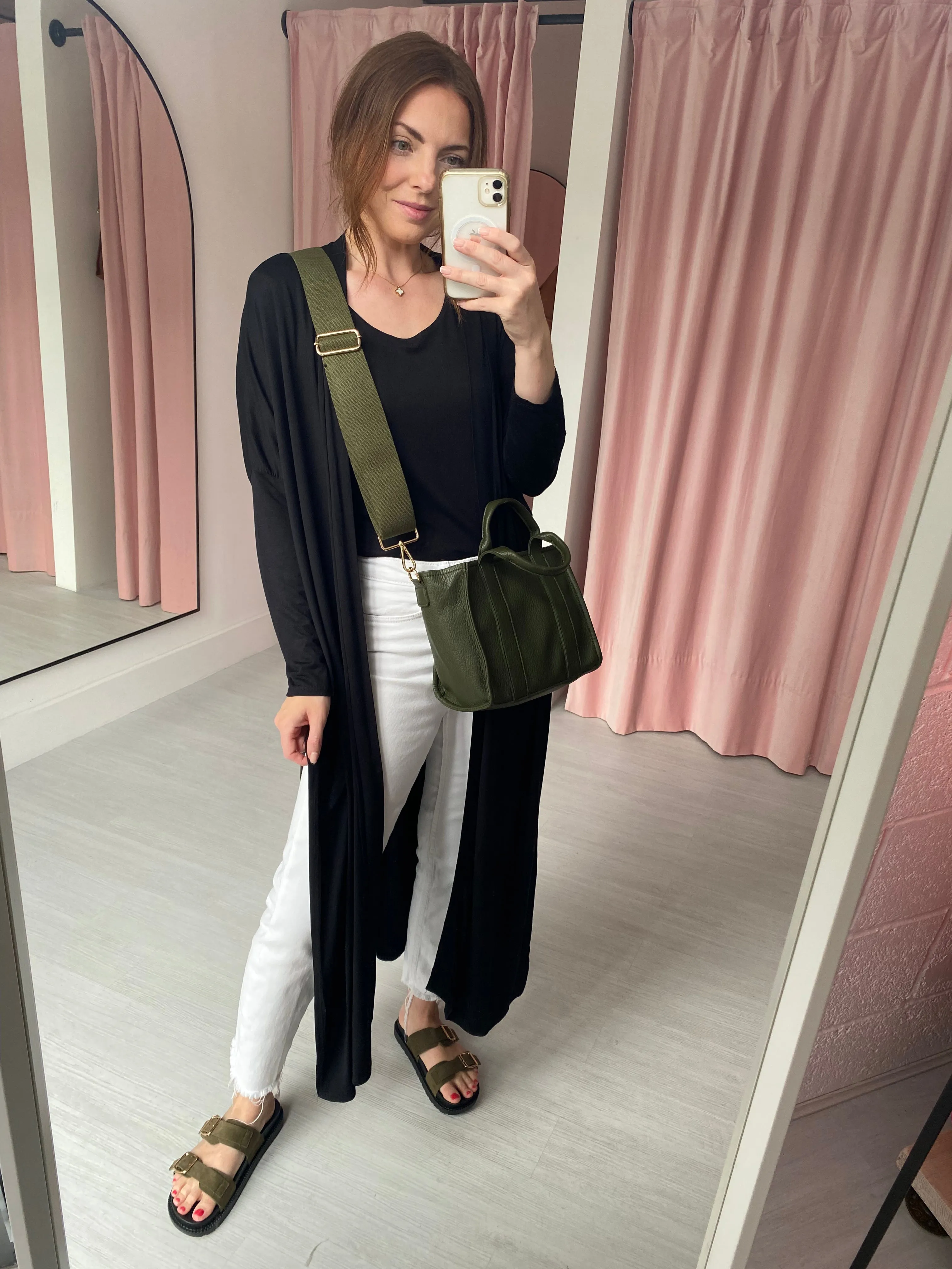 Mini Tote Bag - Forest Green