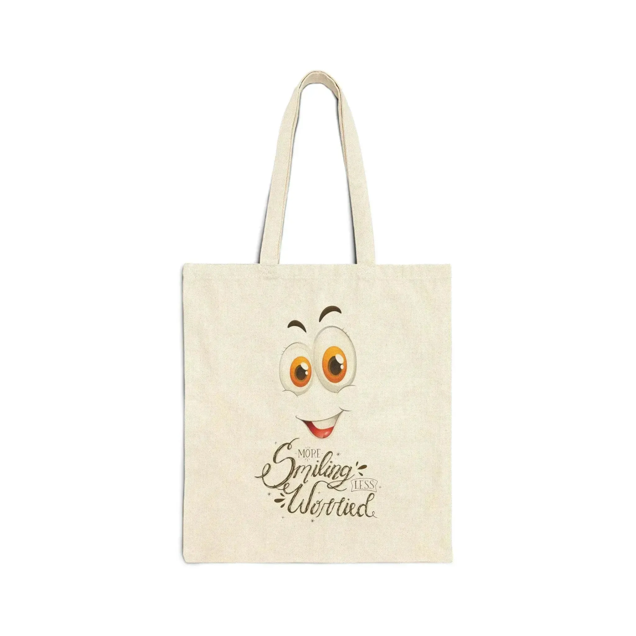 Minimalistic Smiling Face Tote Bag