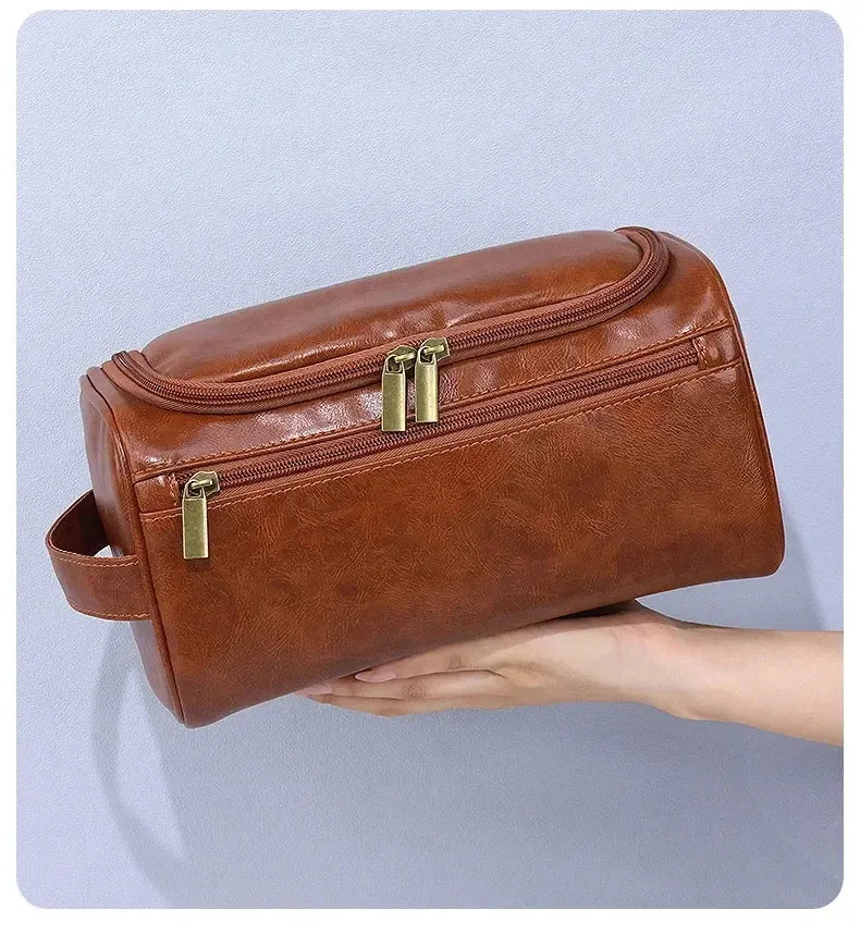 Monarch Chrie Vintage Leather Necessaire