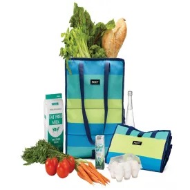 PackIt Freezable Grocery Shopping Bag with Zip Closure