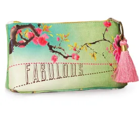 PAPAYA! Art Fabulous Accessory Pouch Clutch Makeup Bag (10" x 5")
