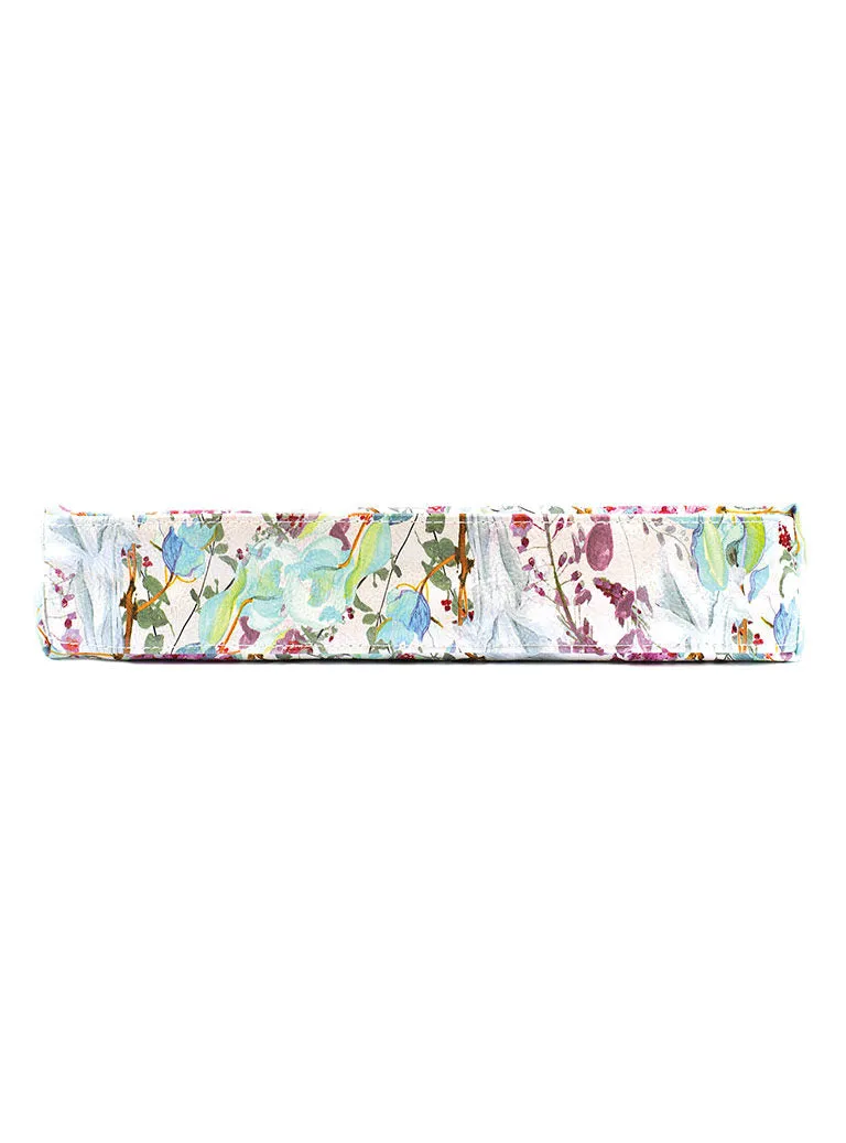 PAPAYA! Blooms Floral Large Tassel Accessory Pouch Purse