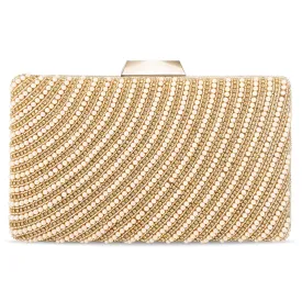 Peora Clutch Purses for Women Wedding Handmade Evening Handbags Party Bridal Clutch (C41C)