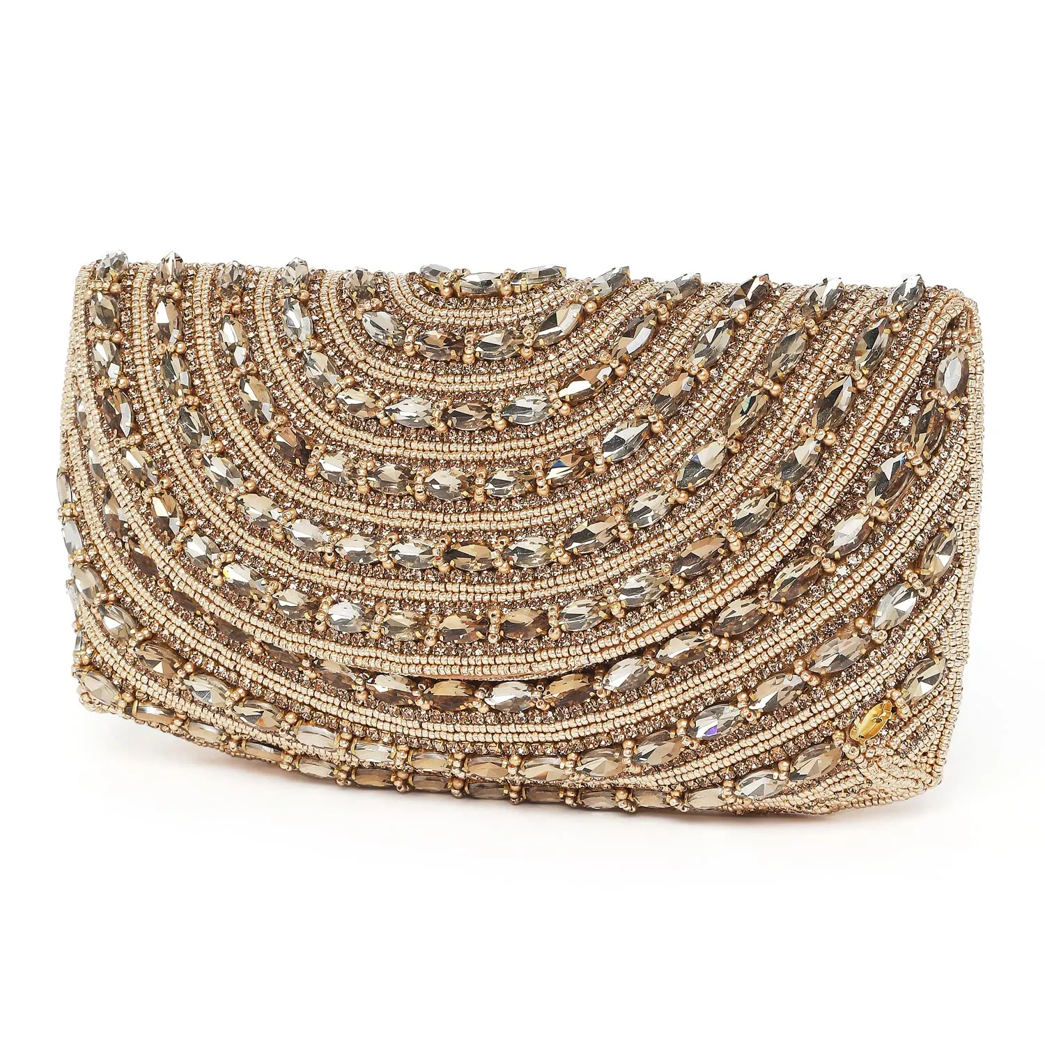 Peora Clutch Purses For Women Wedding Handmade Evening Handbags Party Bridal Clutch (C95Lct, Multicolor)
