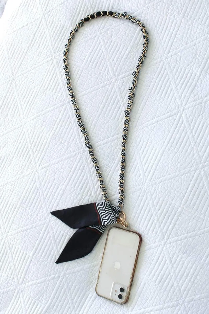 Phone Chain Black
