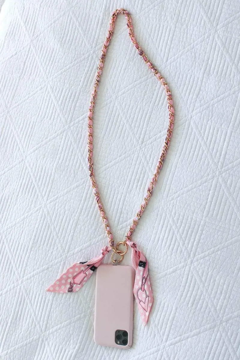Phone Chain Pink