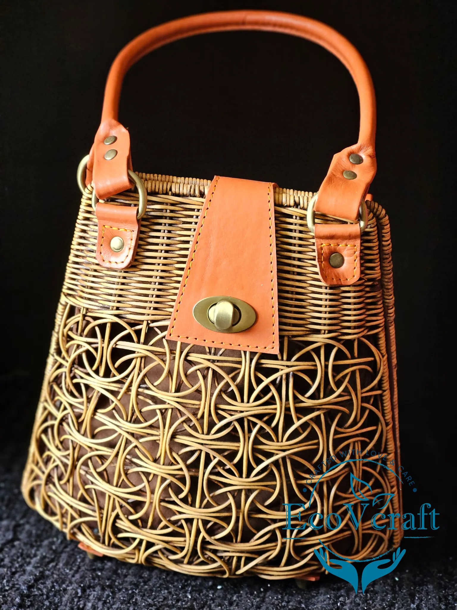 Spider Brown Handbag