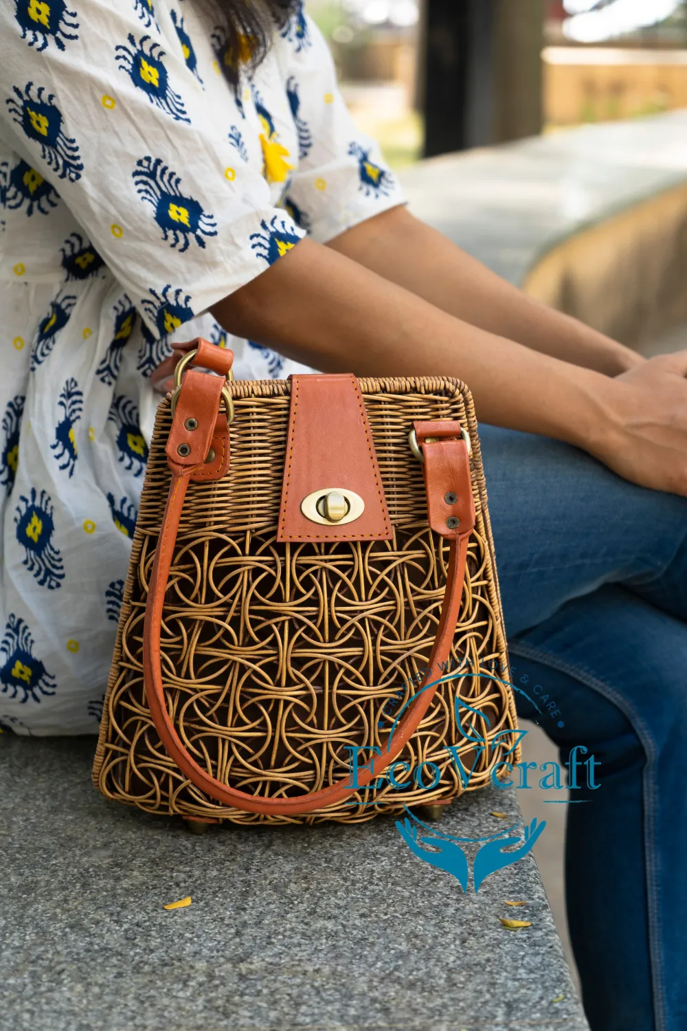 Spider Brown Handbag