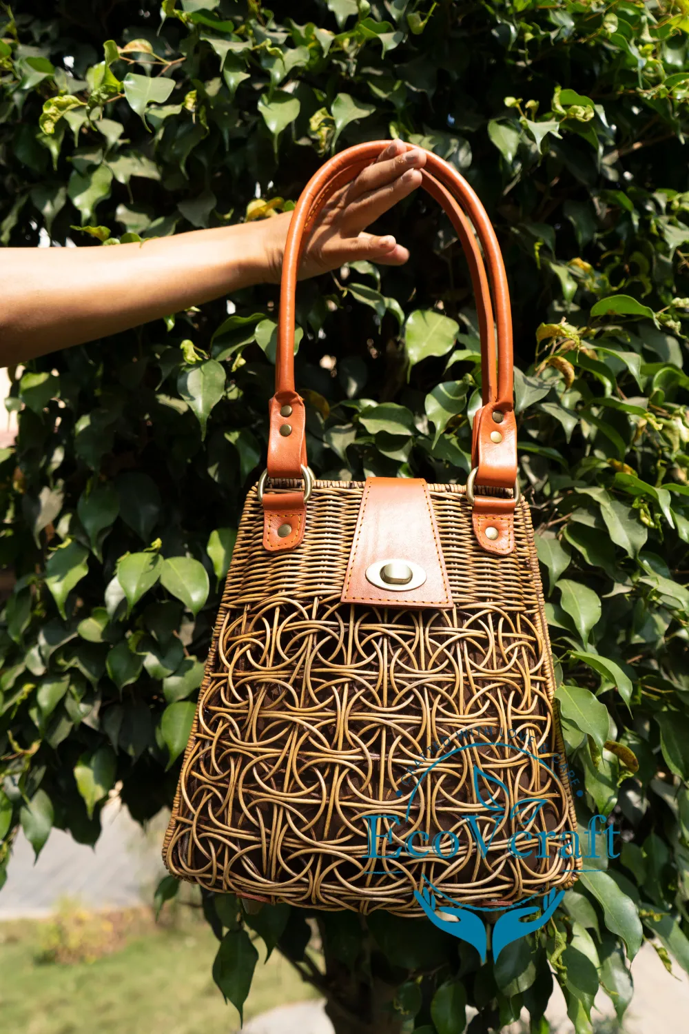 Spider Brown Handbag