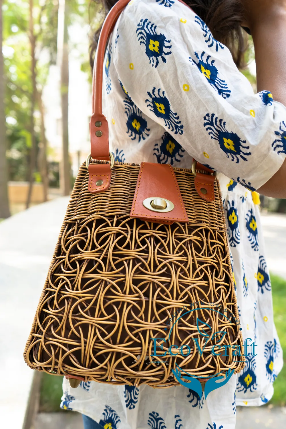 Spider Brown Handbag