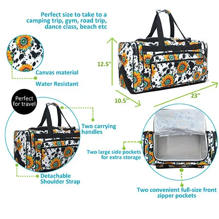 Sunflower Farm NGIL Canvas 23" Duffle Bag