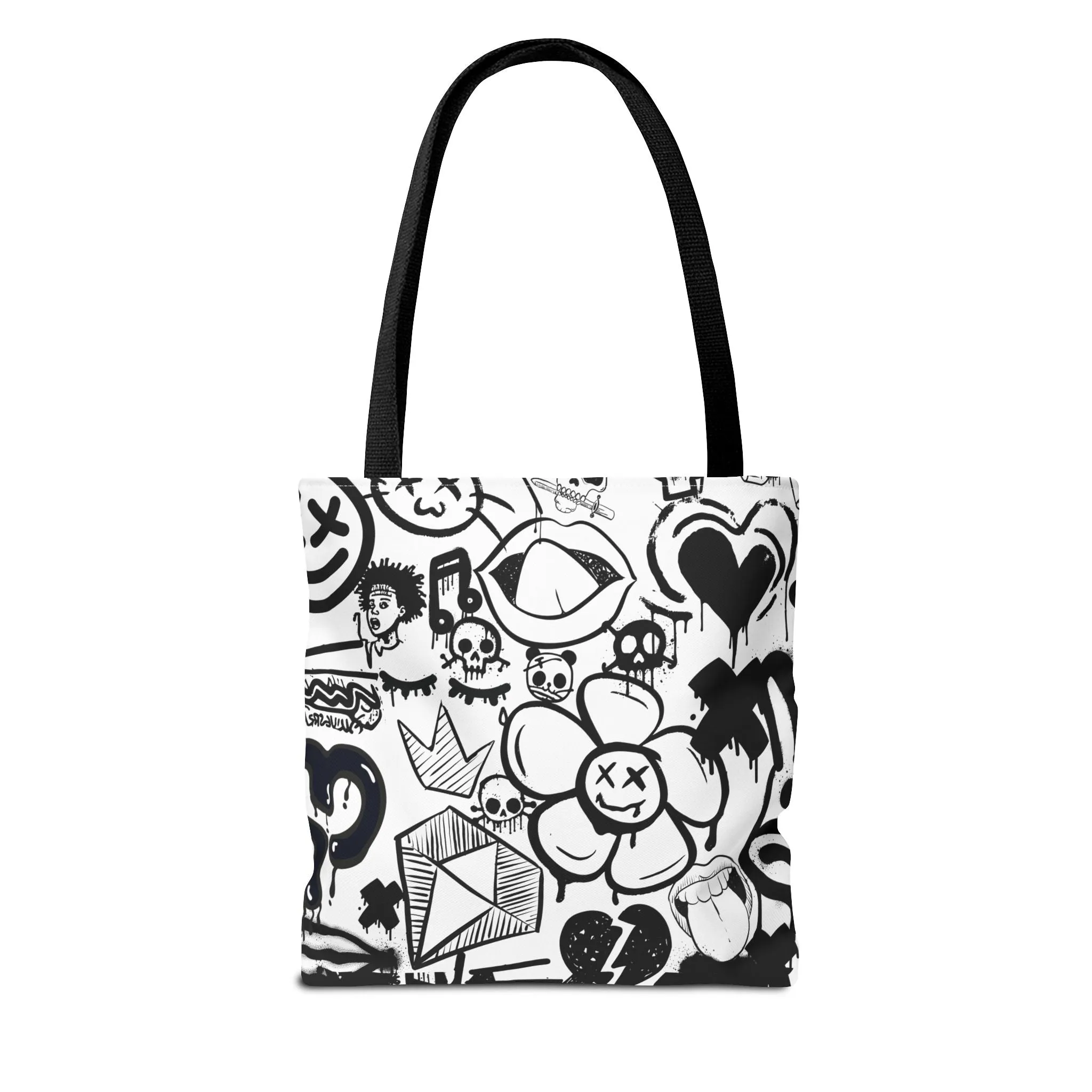 Tote Bag: Graffiti Retort | Inky Funk Design