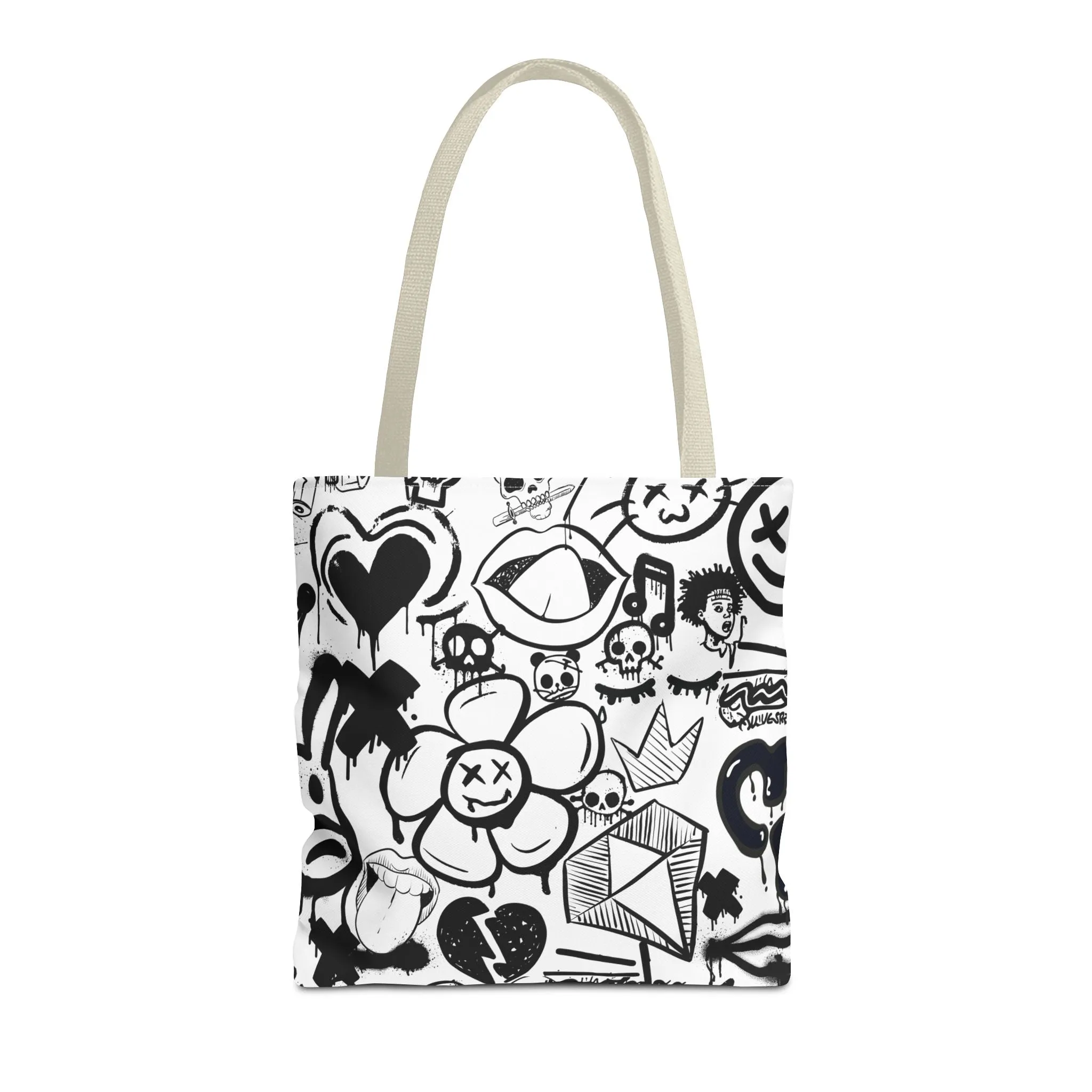 Tote Bag: Graffiti Retort | Inky Funk Design