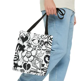 Tote Bag: Graffiti Retort | Inky Funk Design