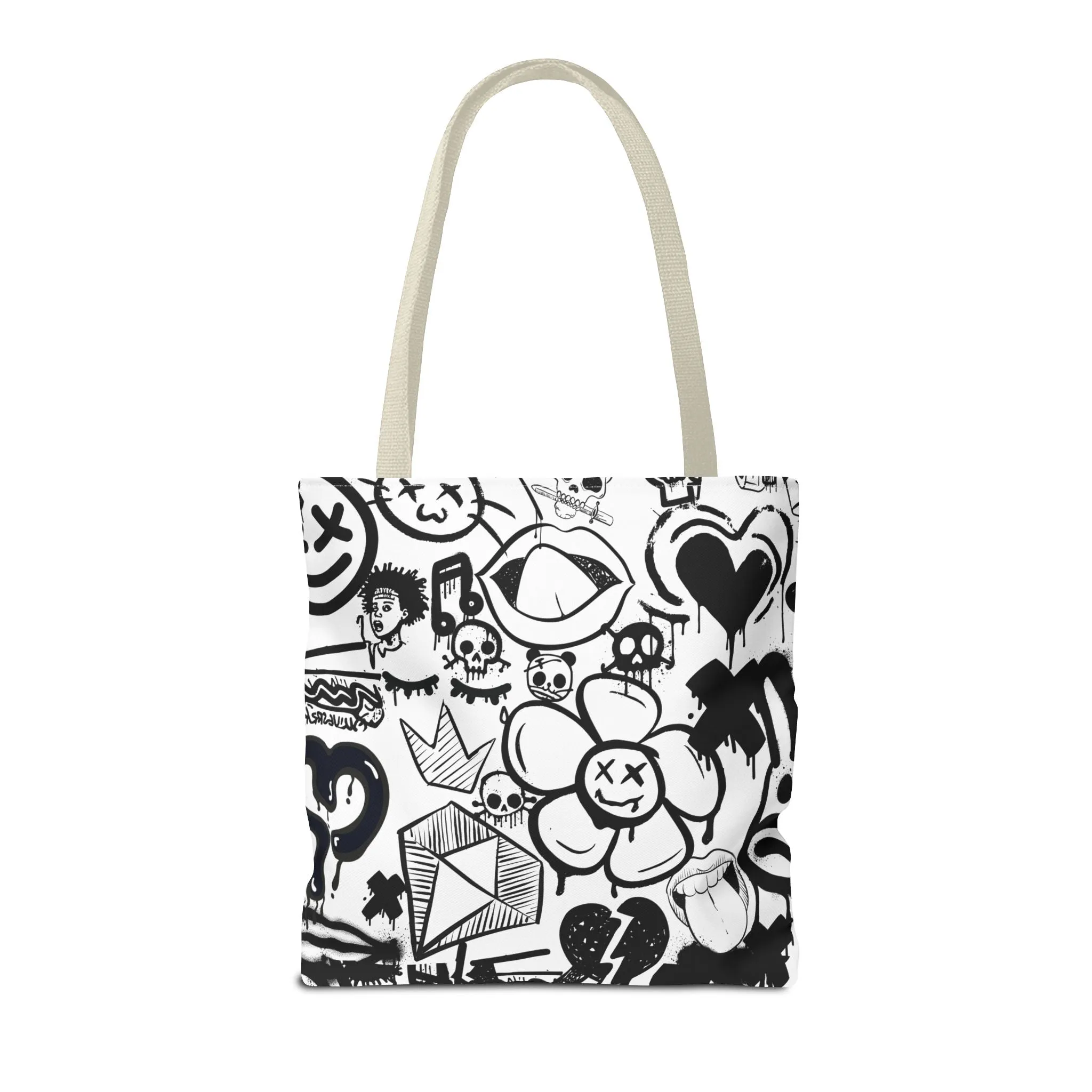 Tote Bag: Graffiti Retort | Inky Funk Design