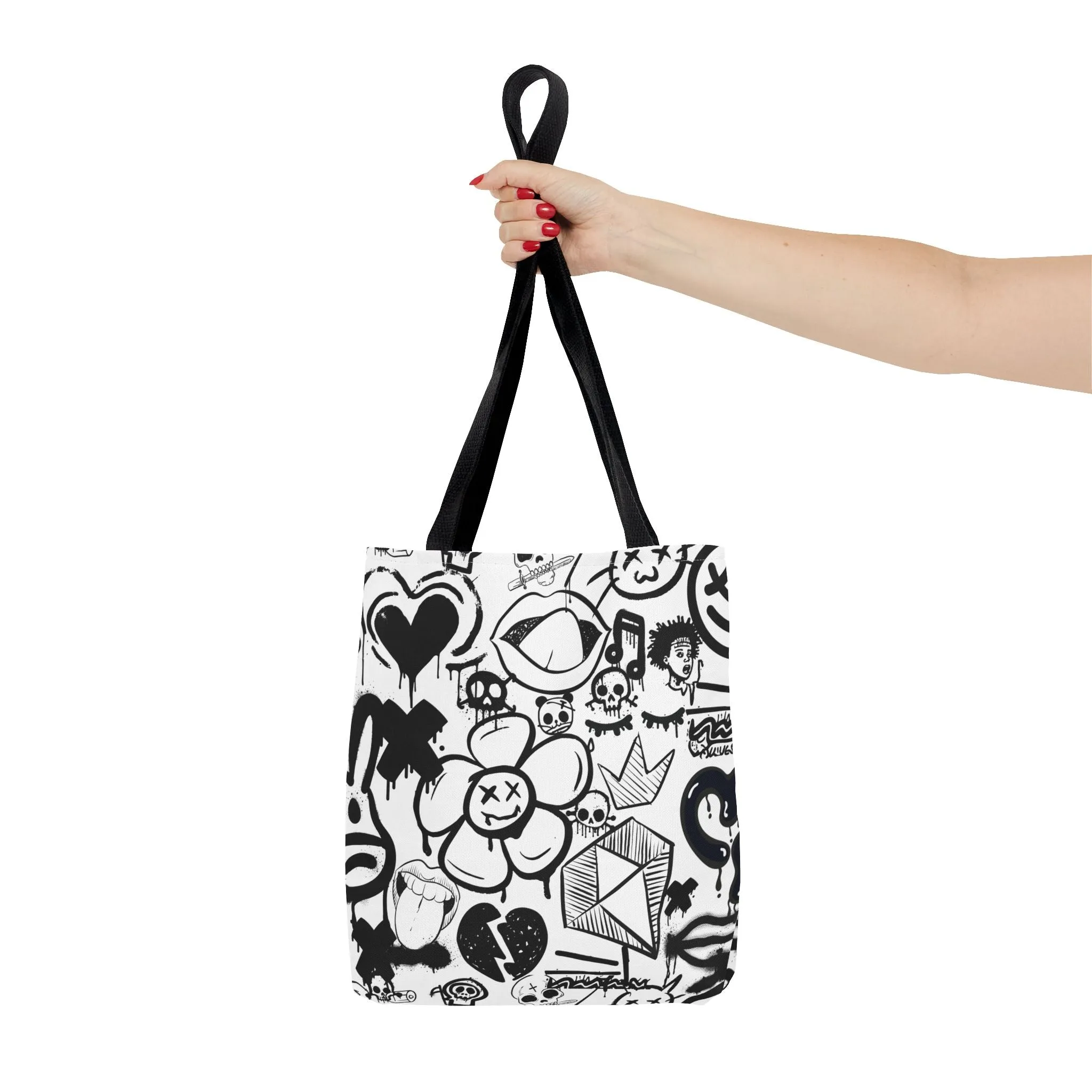 Tote Bag: Graffiti Retort | Inky Funk Design