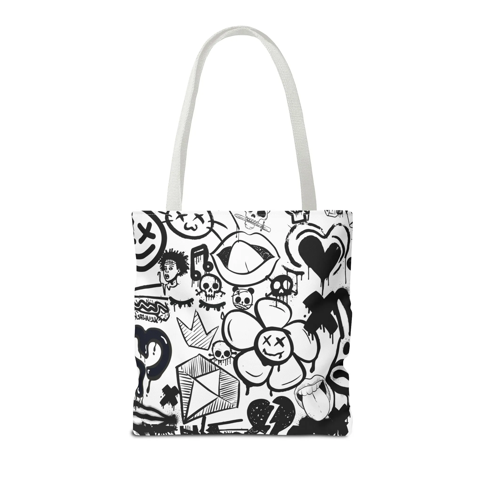Tote Bag: Graffiti Retort | Inky Funk Design