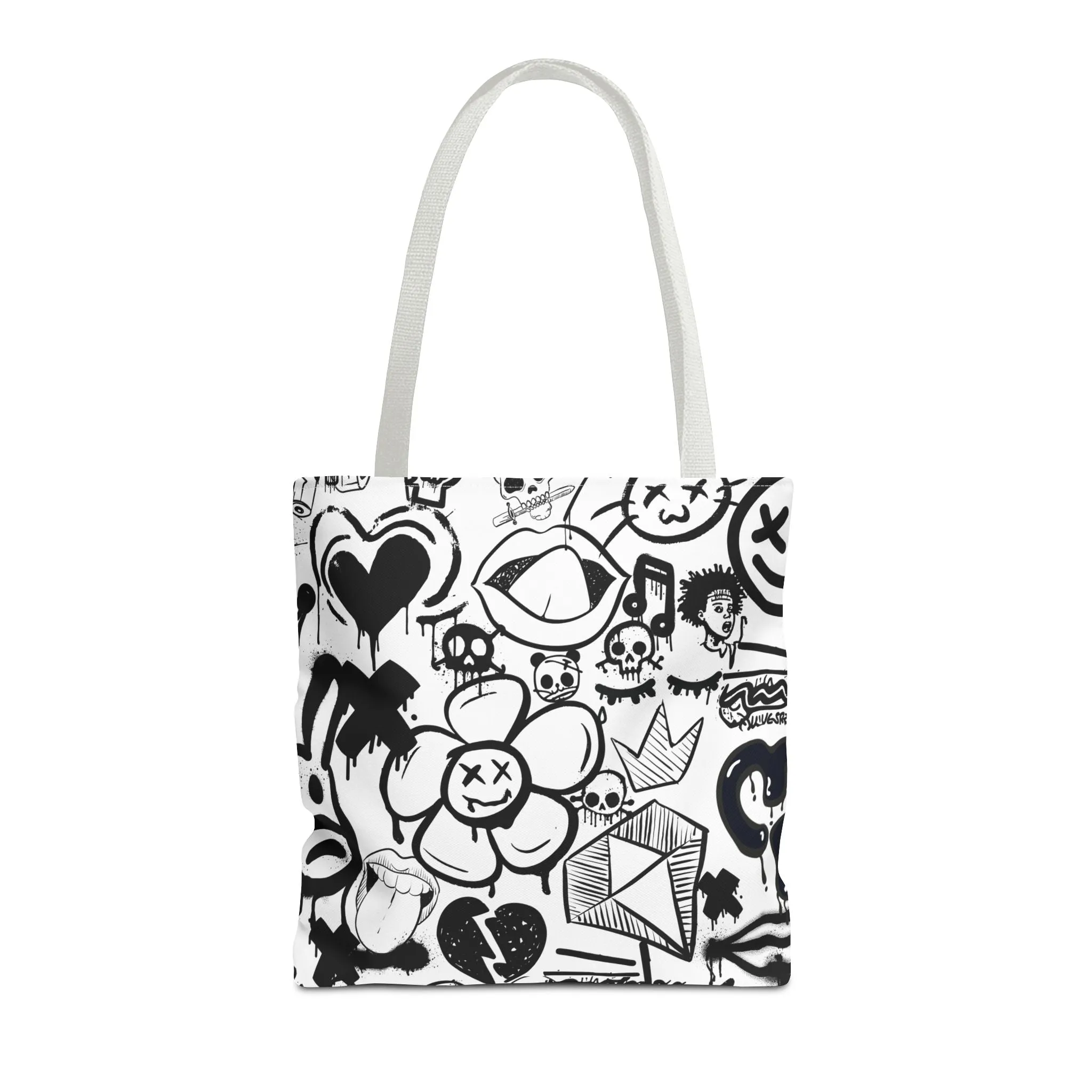 Tote Bag: Graffiti Retort | Inky Funk Design