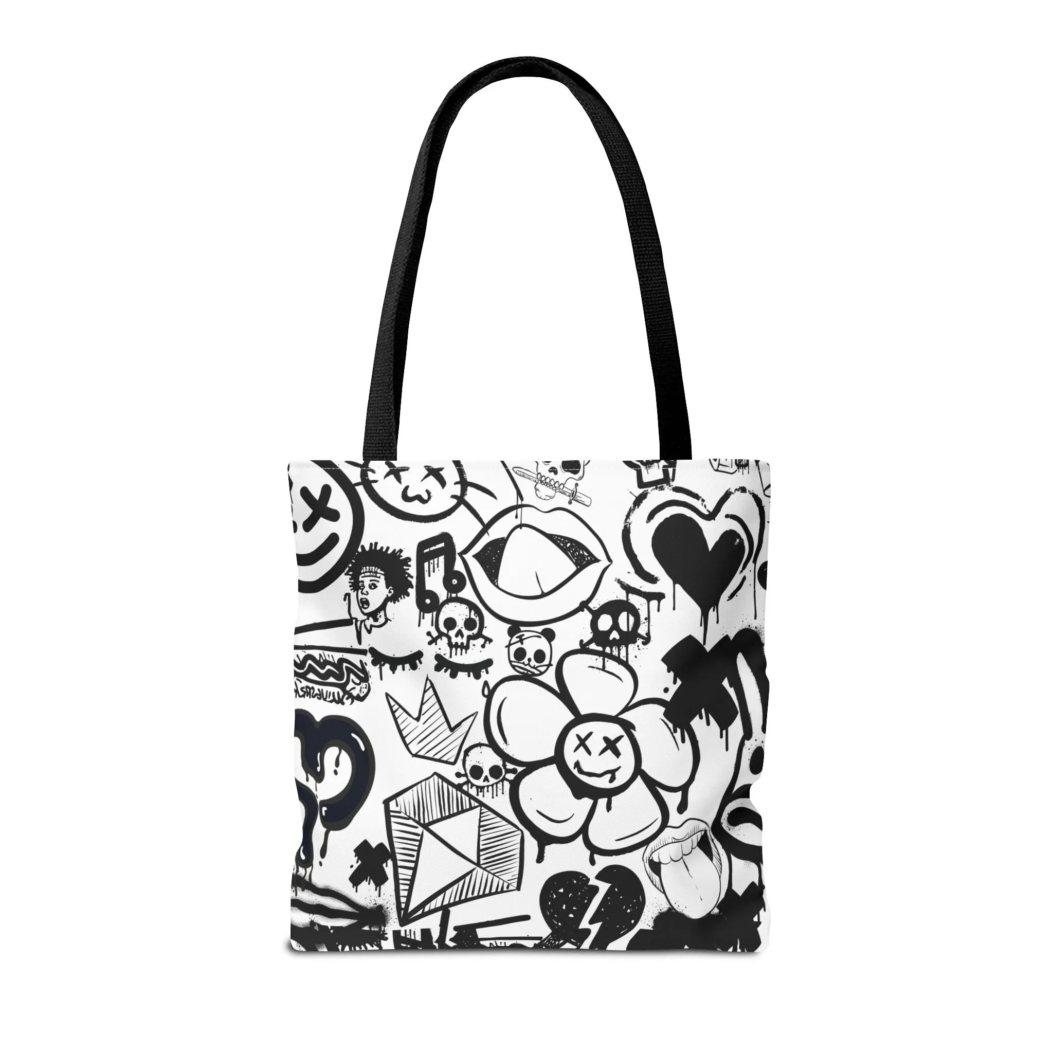 Tote Bag: Graffiti Retort | Inky Funk Design