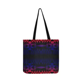 Two Worlds Apart Reusable Shopping Bag (Two sides)