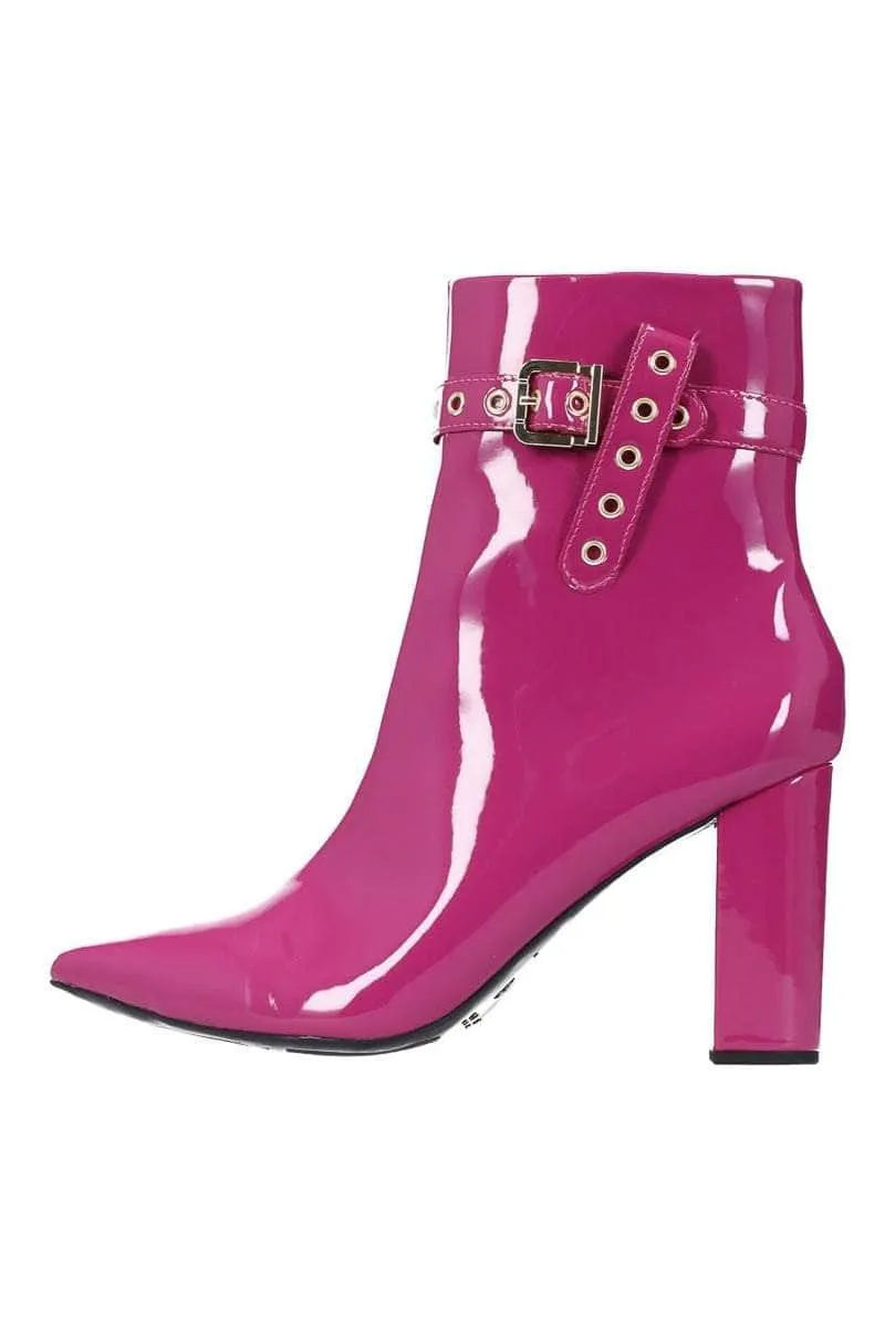 Tyler Boot Patent Magenta