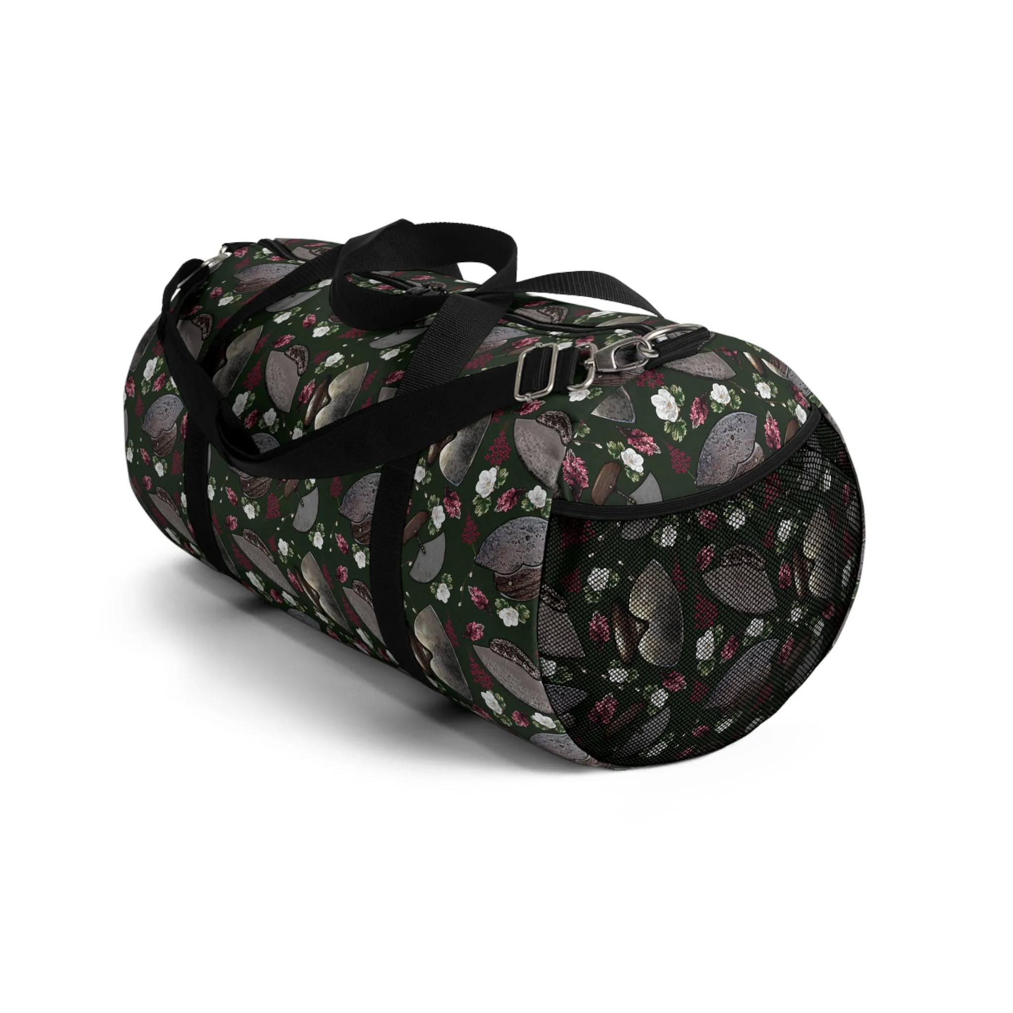 Vintage Hedgehog Floral Duffel Bag - Trendy and Stylish Travel Companion