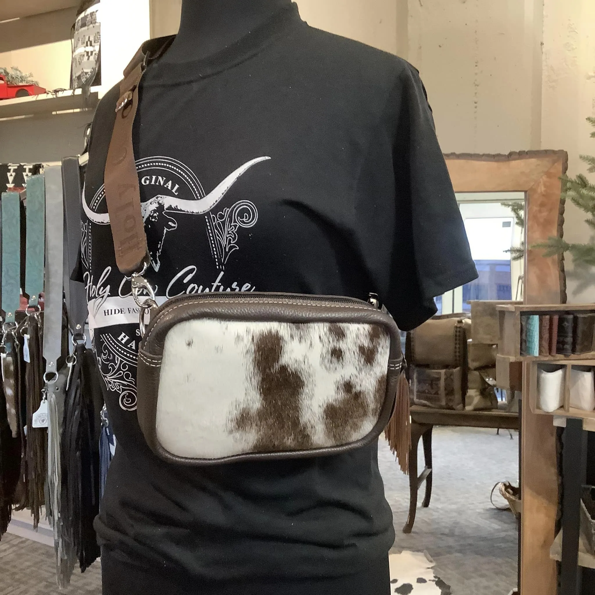 Western Cowhide Bum Bag #21500