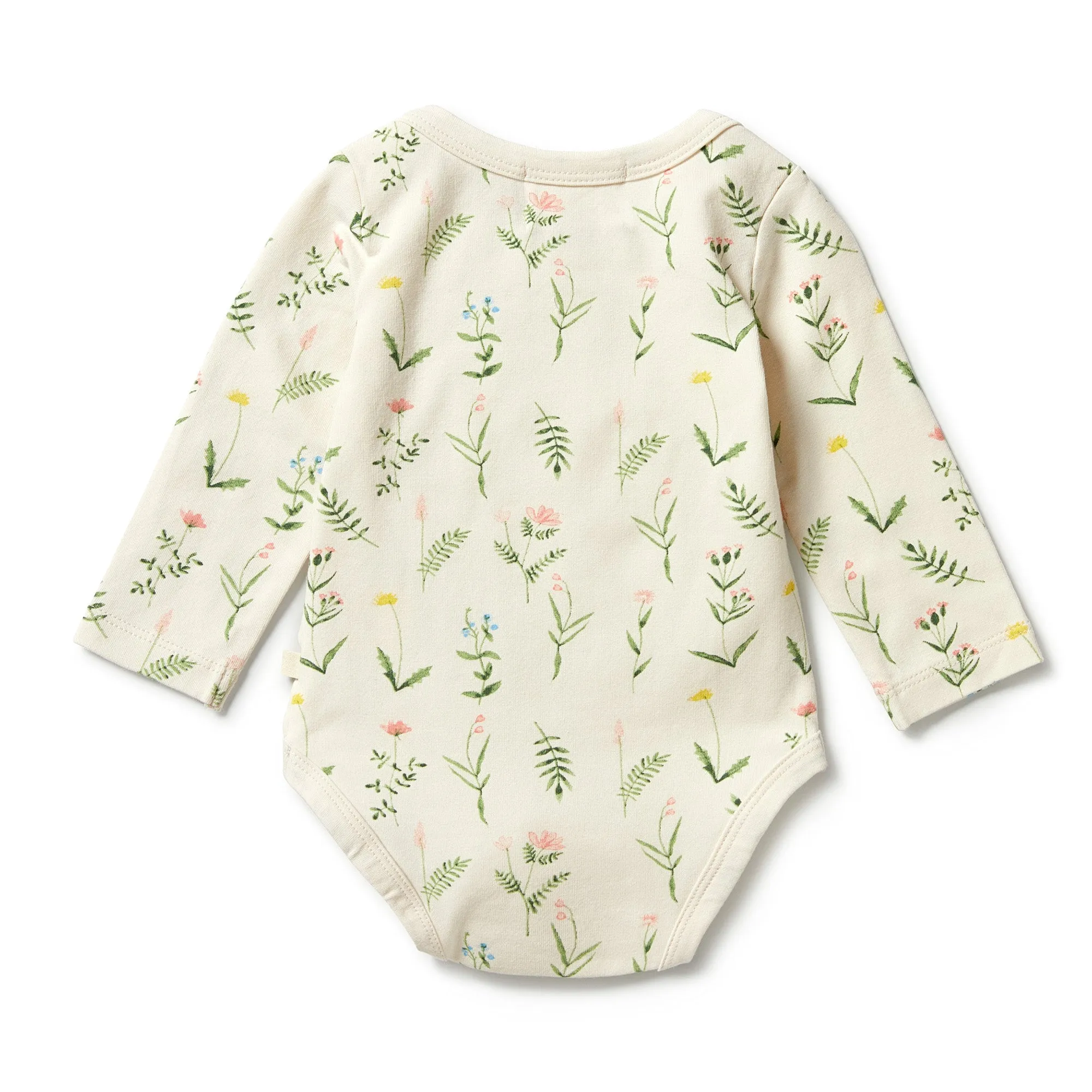 Wilson and Frenchy Organic Envelope Bodysuit - Wild Flower